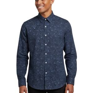 Artefact Long Sleeve Button Up Shirt Blue Slim Fit NWT Men Size 2XL